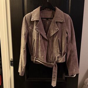 Blanknyc Suede Jacket - Taupe